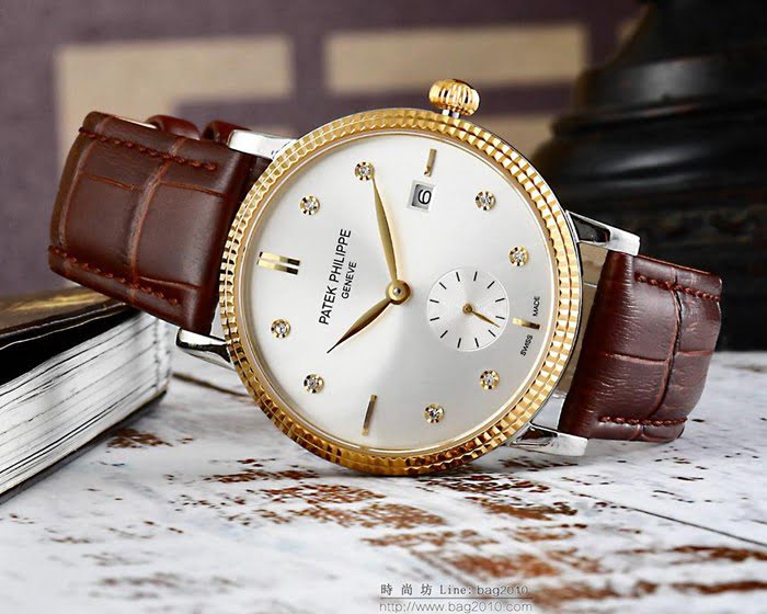 百達翡麗PATEK PHILPPE 全自動機械機芯 防劃花高級藍寶石鏡面 精品男士腕表  wssb3575